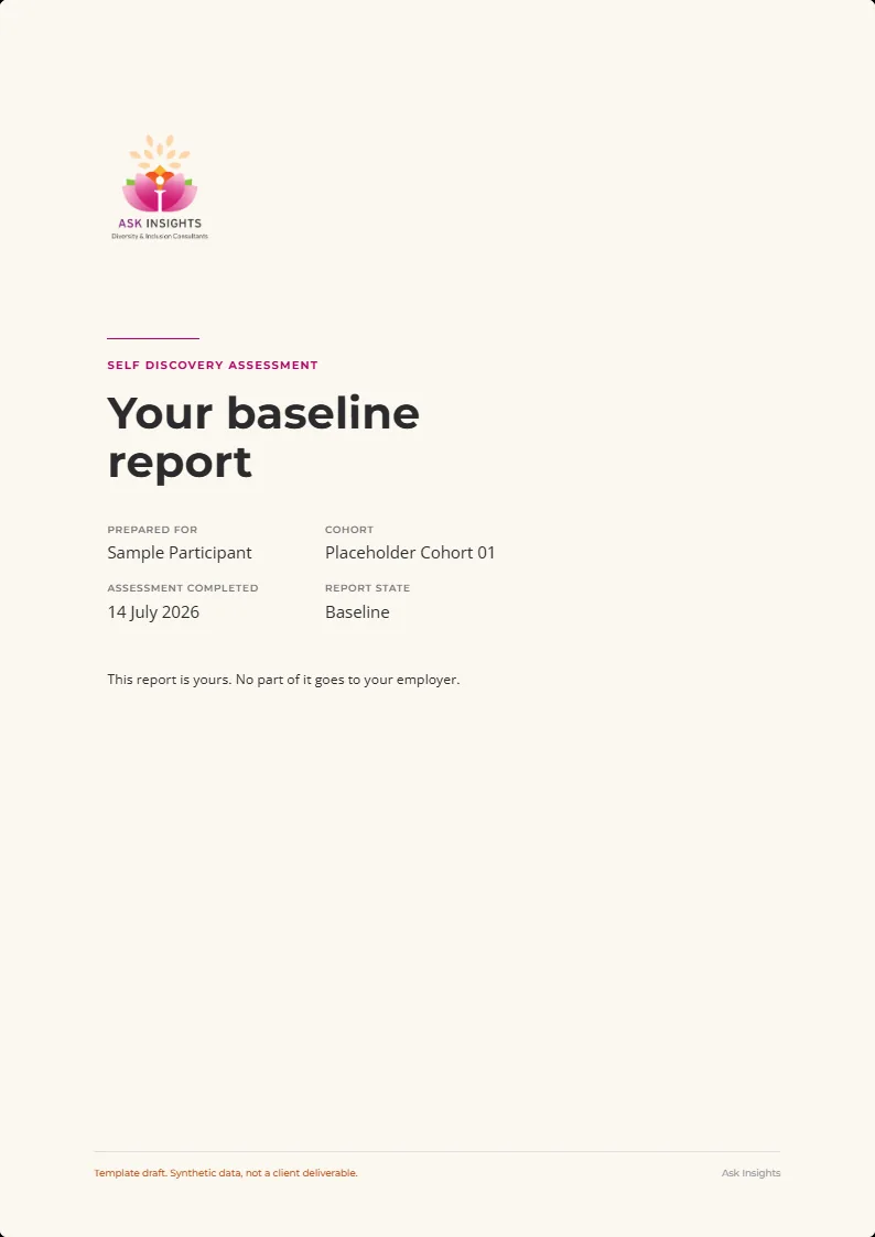 Baseline report cover