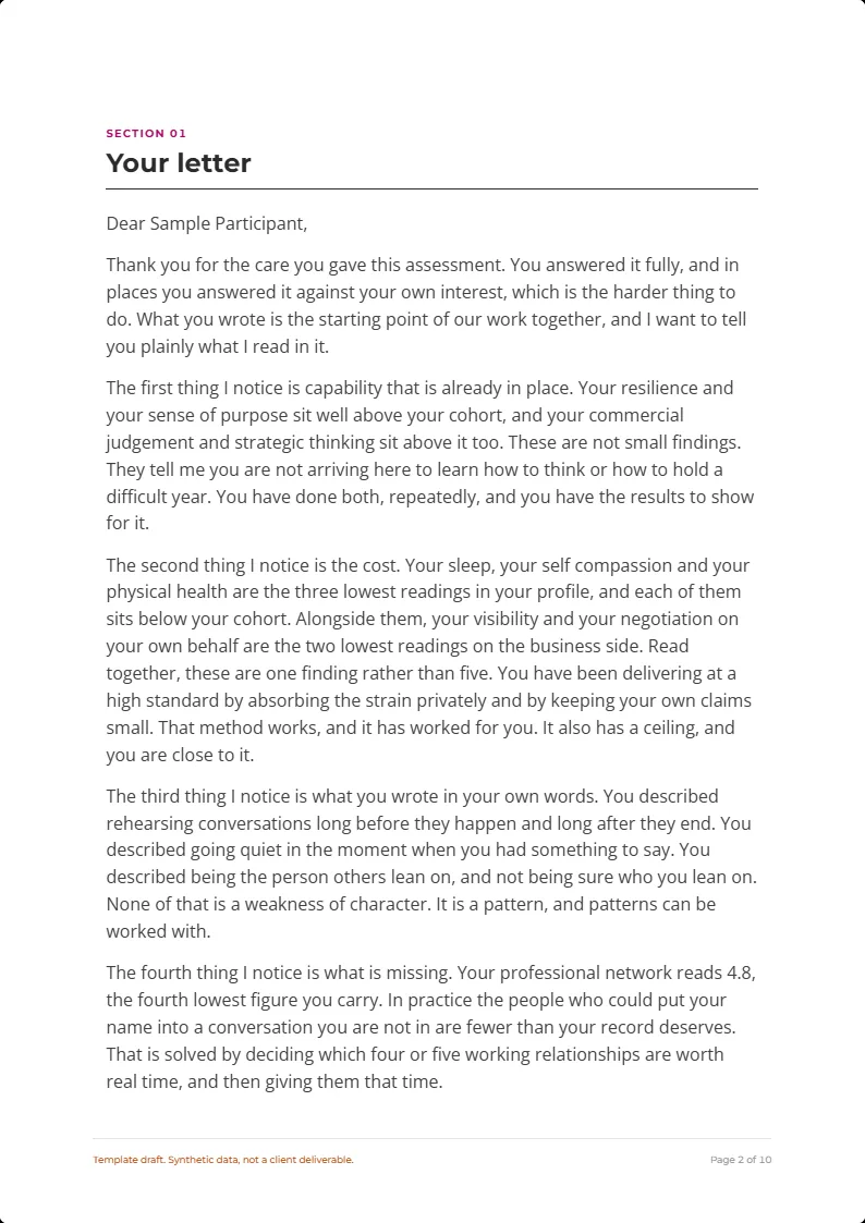 Her letter